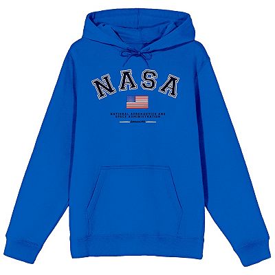 Men s NASA U.S. Flag Varsity Logo Graphic Hoodie