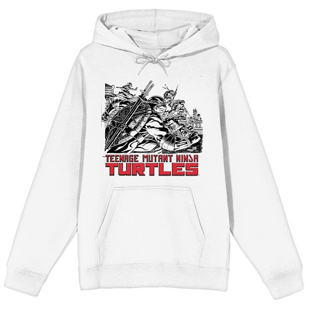 Men s Nickelodeon Teenage Mutant Ninja Turtles Holding Weapons Graphic Hoodie