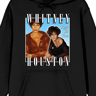 Men's Whitney Houston "Run To You" Album Graphic Hoodie