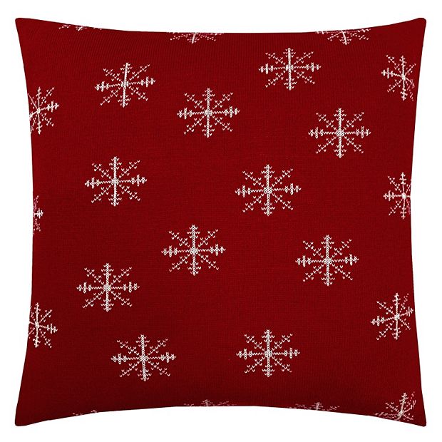 Mike&Co. New York Christmas Snowflakes Throw Pillow Covers