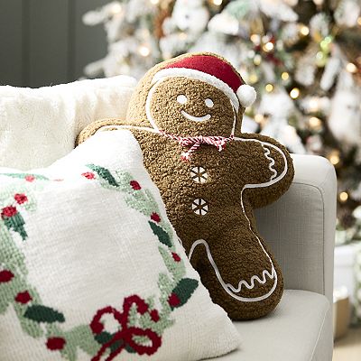 Nicholas Square® Gingerbread Throw Pillow - Main Image