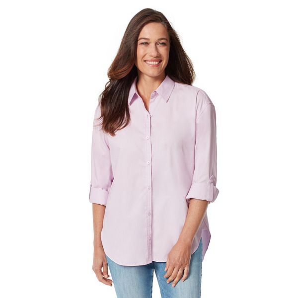 Women's Gloria Vanderbilt Amanda Button Down Shirt Size X Large