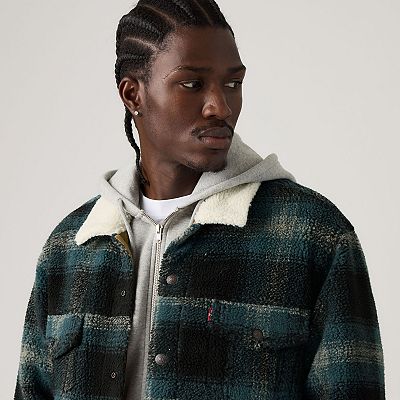 ジャケット・アウター KkMLVINCE/ easy trucker jacket Men's Levi's® Relaxed Fit Sherpa Trucker Jacket