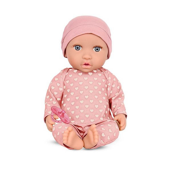 Babi LullaBaby 14-in. Baby Doll with Pink Pajamas & Accessories