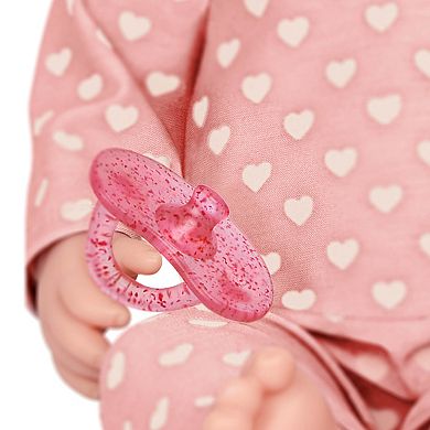 Babi LullaBaby 14-in. Baby Doll with Pink Pajamas & Accessories