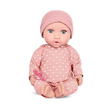 Babi LullaBaby 14-in. Baby Doll with Pink Pajamas & Accessories