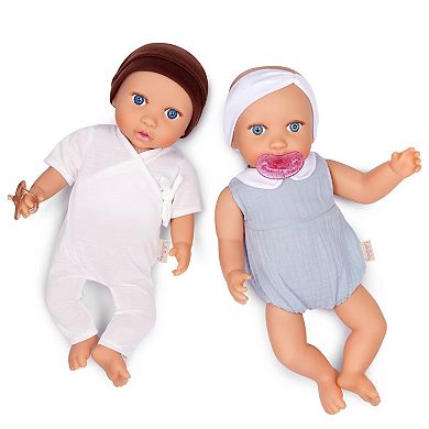 Babi 14" Twin Dolls with Accessories