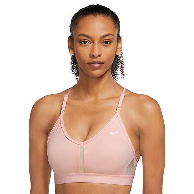 Nike Air Indy Sports Bra Dri-Fit Light Support Women's Swoosh Gym Removable  Pads