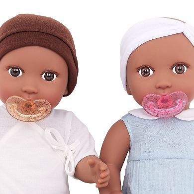 Babi LullaBaby 14-in. Twin Baby Dolls with Accessories