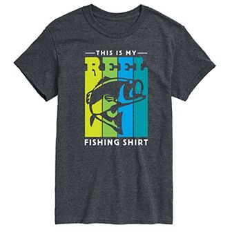 Men's This is My Reel Fishing Shirt Graphic Tee