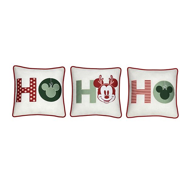 SNS Disney's Mickey Mouse HO HO HO 3-pack Pillow Set