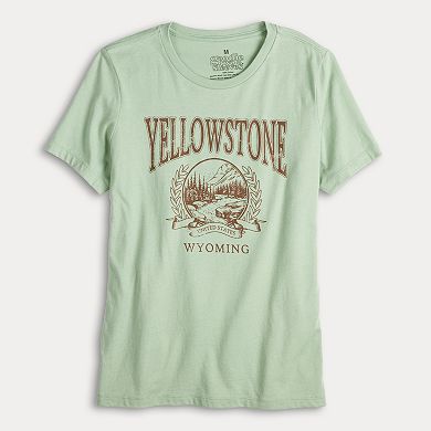Juniors' Yellowstone Wyoming Tee