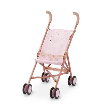 Babi 14" Baby Doll Star Printed Folding Stroller