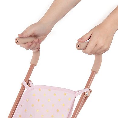 Babi 14" Baby Doll Star Printed Folding Stroller