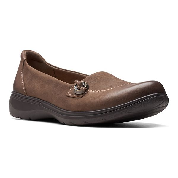 Clarks® Carleigh Lulin Women's Leather Slip-On Shoes