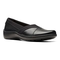 Clarks ladies black shoes sale 2025