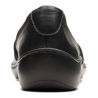 Clarks® Cora Charm Women's Leather Slip-On Shoes