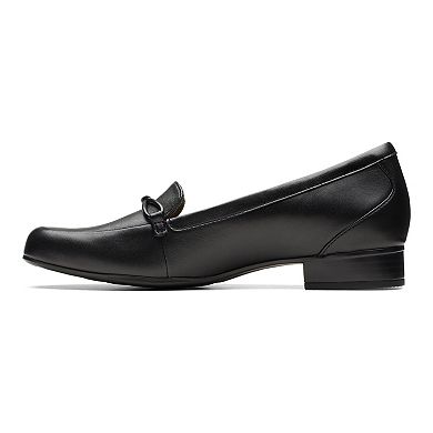 Clarks® Juliet Shine Women's Leather Slip-On Shoes