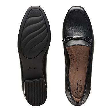 Clarks® Juliet Shine Women's Leather Slip-On Shoes