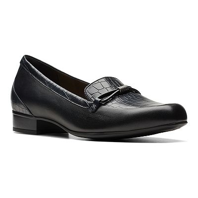 Clarks Juliet Shine Women s Leather Slip On Shoes