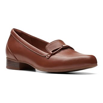 Clarks® Juliet Shine Women's Leather Slip-On Shoes