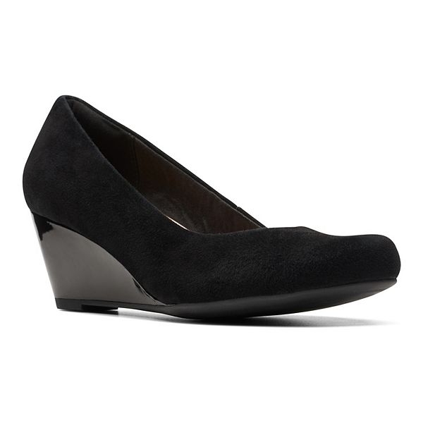 Clarks® Flores Tulip Women's Suede Wedges