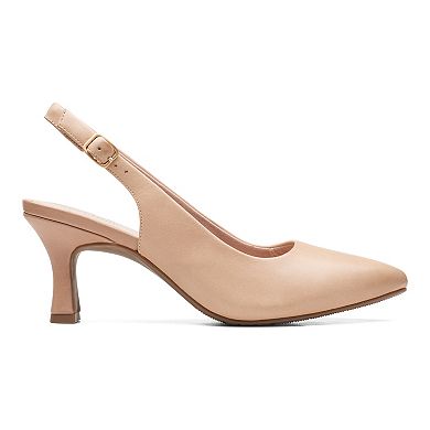 Clarks® Kataleyna Step Women's Leather Slingback Shoes