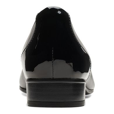 Clarks® Juliet Step Women's Leather Slip-On Shoes