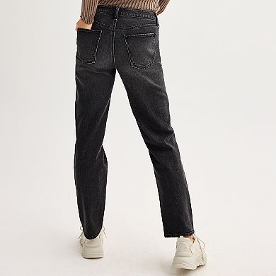 Juniors' SO® Mid-Rise Straight Jeans