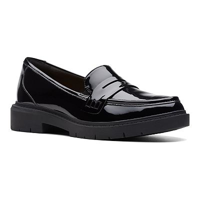 Clarks クラークス Westlynn Ayla ブラックレザー ローファー Clarks クラークス Westlynn Ayla レディース ローファー Black