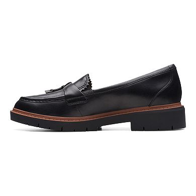 Clarks?? Westlynn Bella Women's Leather Lug Sole Loafers