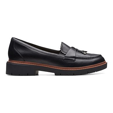 Clarks?? Westlynn Bella Women's Leather Lug Sole Loafers