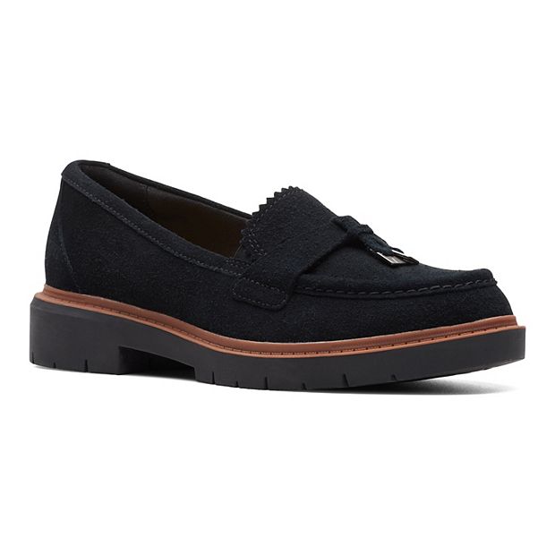 Clarks® Westlynn Bella Women's Suede Lug Sole Loafers