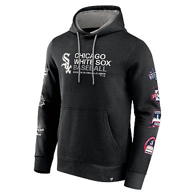 Men's Fanatics Branded Black Chicago White Sox Extra Innings Pullover Hoodie