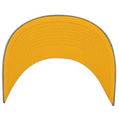 Men's '47 Charcoal Oakland Athletics Slate Trucker Snapback Hat
