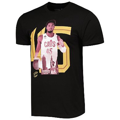 Men's Stadium Essentials Donovan Mitchell Black Cleveland Cavaliers Player Metro T-Shirt