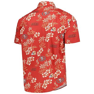 Men's Reyn Spooner Scarlet San Francisco 49ers Kekai Button-Up Shirt