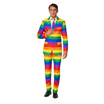 Men's Suitmeister Slim-Fit Rainbow Pride Suit