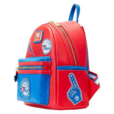 Loungefly Philadelphia 76ers Patches Mini Backpack