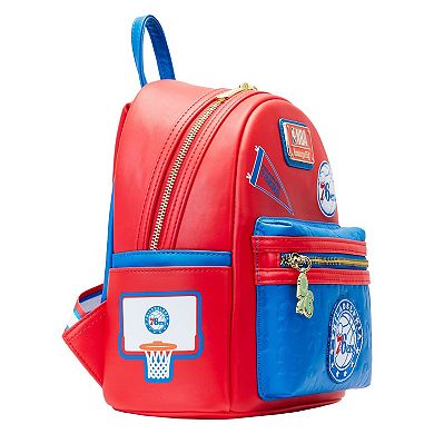 Loungefly Philadelphia 76ers Patches Mini Backpack