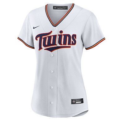 Women's Nike White Minnesota Twins Home Blank Replica Jersey