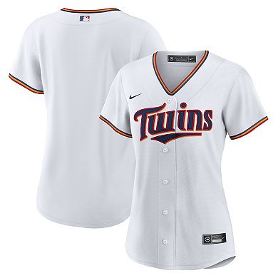 Women's Nike White Minnesota Twins Home Blank Replica Jersey