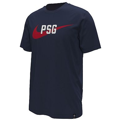 Men's Nike Navy Paris Saint-Germain Swoosh T-Shirt