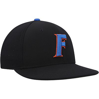 Men s Nike Black Florida Gators Aero True Baseball Performance Fitted Hat