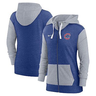 Women's Nike Royal Chicago Cubs Full-Zip Hoodie