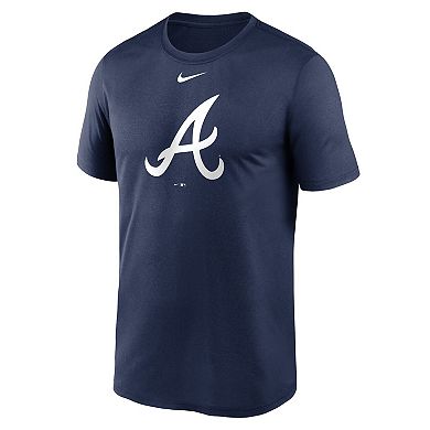 Men's Nike Navy Atlanta Braves New Legend Logo T-Shirt