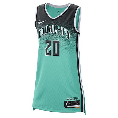 Women's Nike Sabrina Ionescu Mint New York Liberty 2023 Rebel Edition Victory Player Jersey