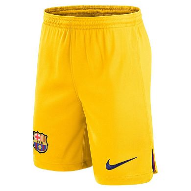 Men's Nike Yellow Barcelona Stadium Fourth Performance Replica Shorts