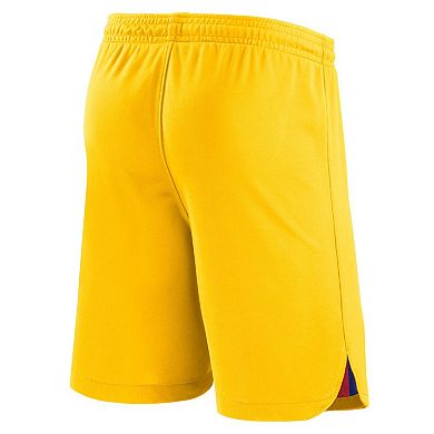 Men's Nike Yellow Barcelona Stadium Fourth Performance Replica Shorts