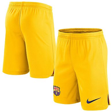Men's Nike Yellow Barcelona Stadium Fourth Performance Replica Shorts